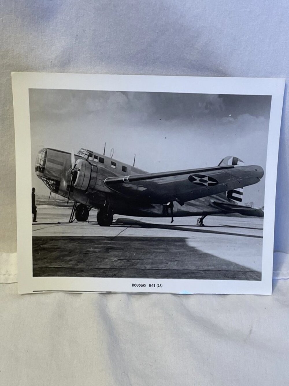 Douglas B-18 Bolo Bomber Plane Vintage Photo WW2 USAAC Military Aviation 4x6 BW - Picture 7 of 7